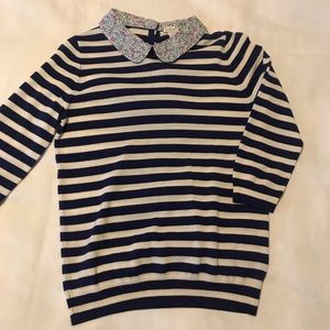 Liberty for J crew Merino wool sweater size small